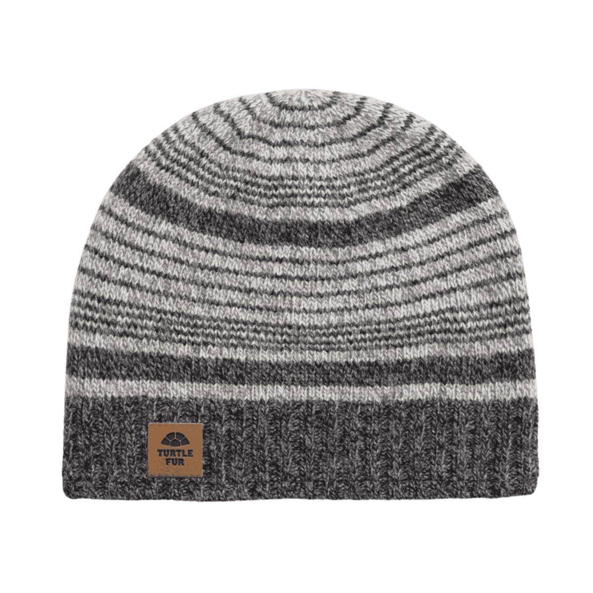 TURTLE FUR LAMBSWOOL DAMON BEANIE - ONYX