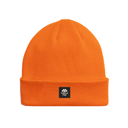 TURTLE FUR EXPLORER BEANIE - BLAZE -  FRONT VIEW