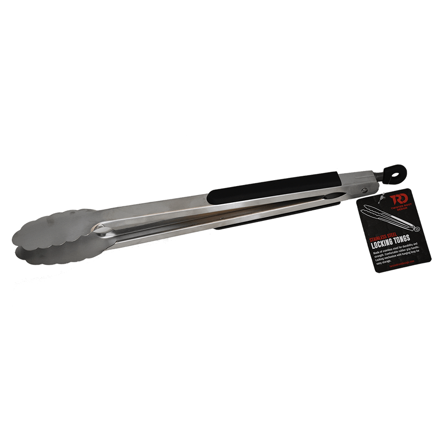 TWISTED ROOT DESIGN STAINLESS STEEL LOCKING TONGS