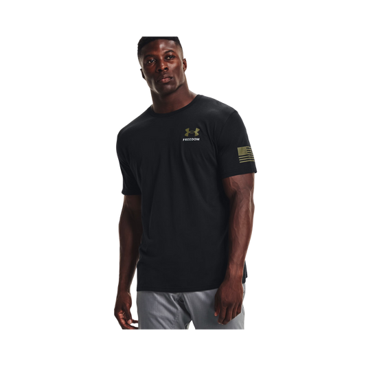 UNDER_ARMOUR_NEW_FREEDOM_BANNER_TEE_BLACK_FRONT