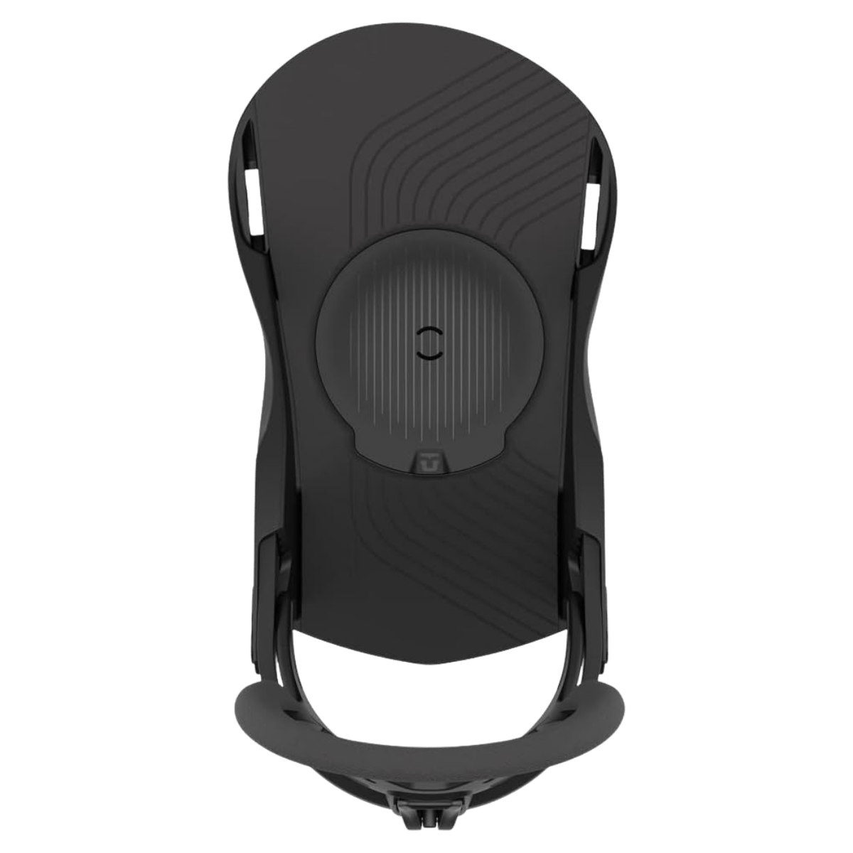 UNION KID'S CADET SNOWBOARD BINDINGS 22/23 - BLACK  - BOTTOM VIEW