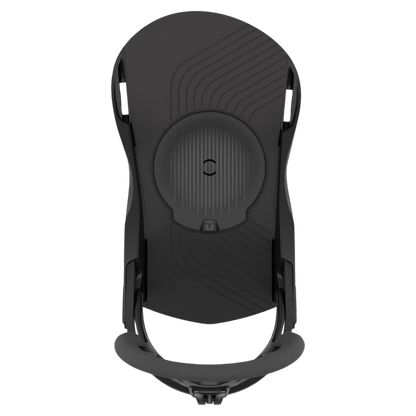 UNION KID'S CADET SNOWBOARD BINDINGS 22/23 - BLACK  - BOTTOM VIEW