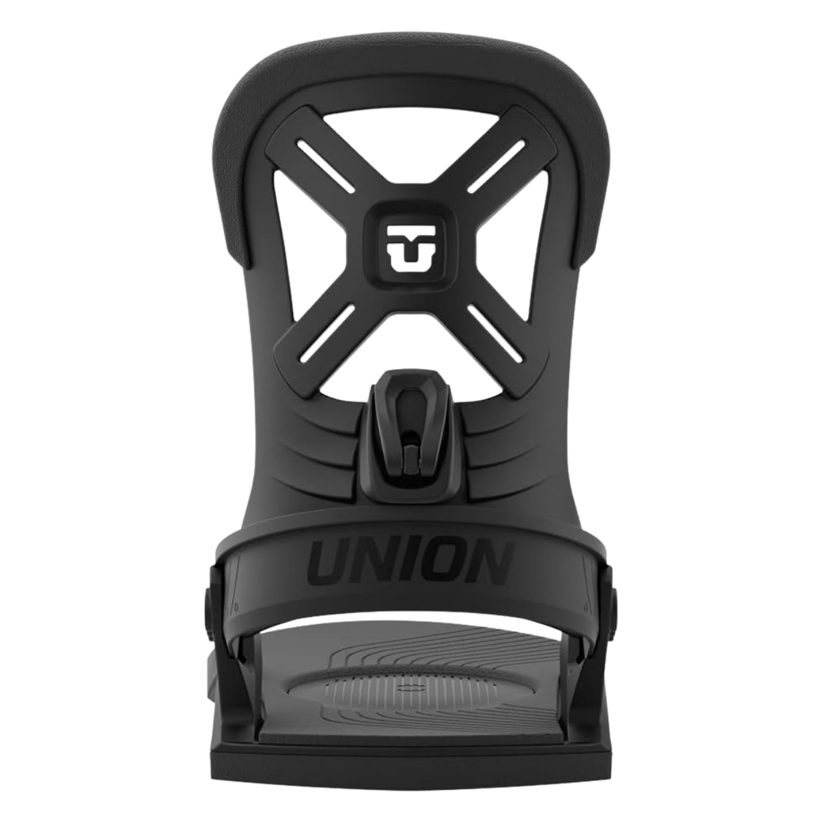 UNION KID'S CADET SNOWBOARD BINDINGS 22/23 - BLACK - BACK VIEW