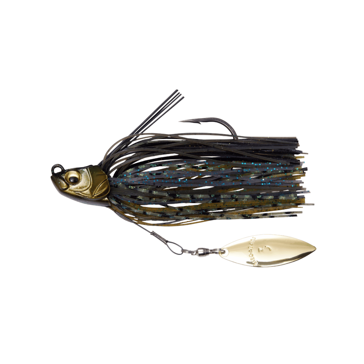 MEGABASS UOZE SWIMMER BASS JIG #3 TITANIUM WIRE_GRIPAN