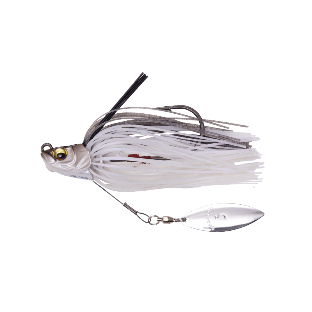 MEGABASS UOZE SWIMMER BASS JIG #3 TITANIUM WIRE JIG_SMOKE