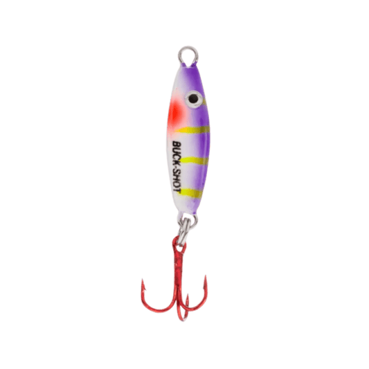 NORTHLAND UV BUCK-SHOT SPOON 1/8OZ - PURPLE TIGER