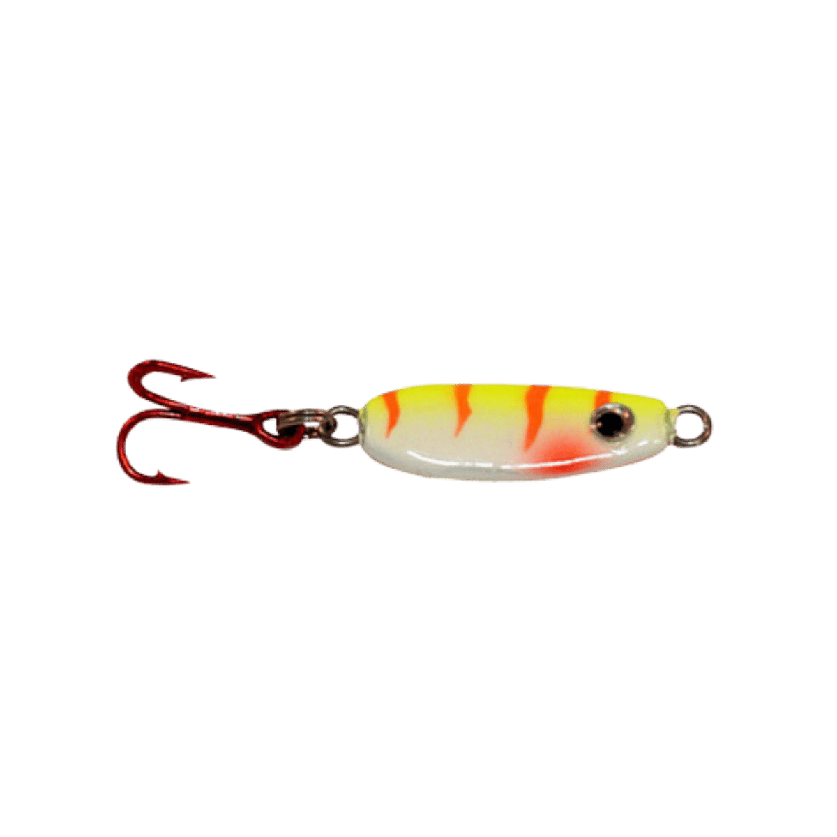 NORTHLAND UV FORAGE MINNOW SPOON - 1/8OZ - ELECTRIC PERCH