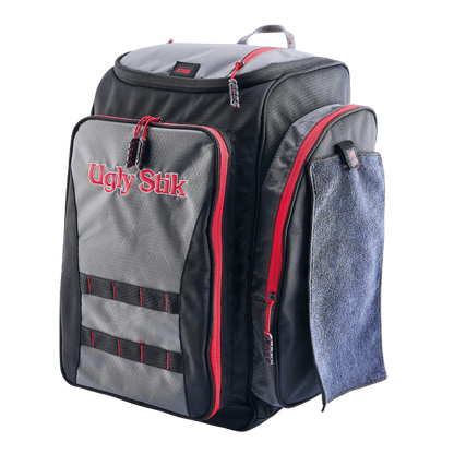  UGLY STIK 3700 DELUXE BACKPACK FRONT LEFT VIEW