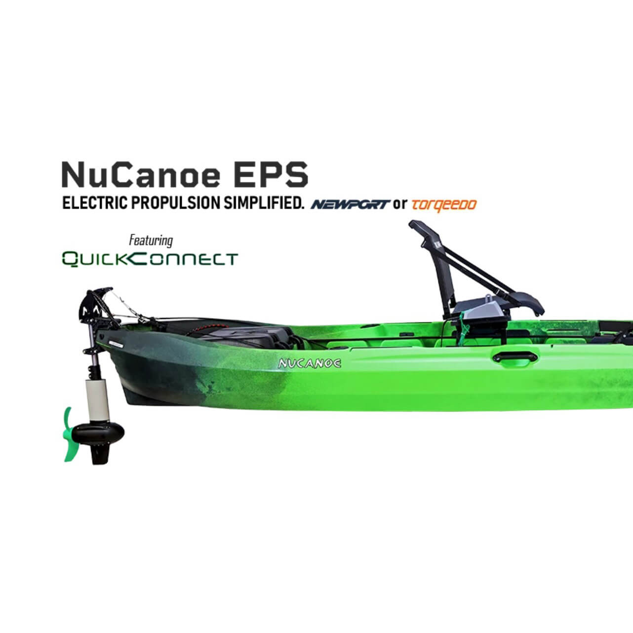NUCANOE UNLIMITED MAX KAYAK - 13'6" showing EPS system