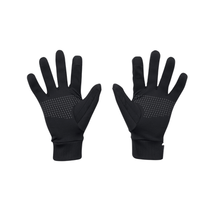 UNDER ARMOUR STORM LINER MEN'S GLOVES - BLACK/PITCH GREY - PALM VIEW