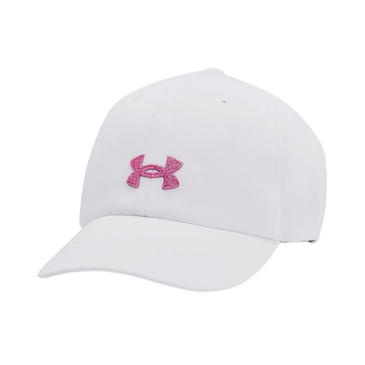 UNDER ARMOUR WOMEN'S BLITZING WRAPBACK CAP - WHITE - FRONT VIEW