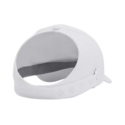 UNDER ARMOUR WOMEN'S BLITZING WRAPBACK CAP - WHITE - BACK VIEW