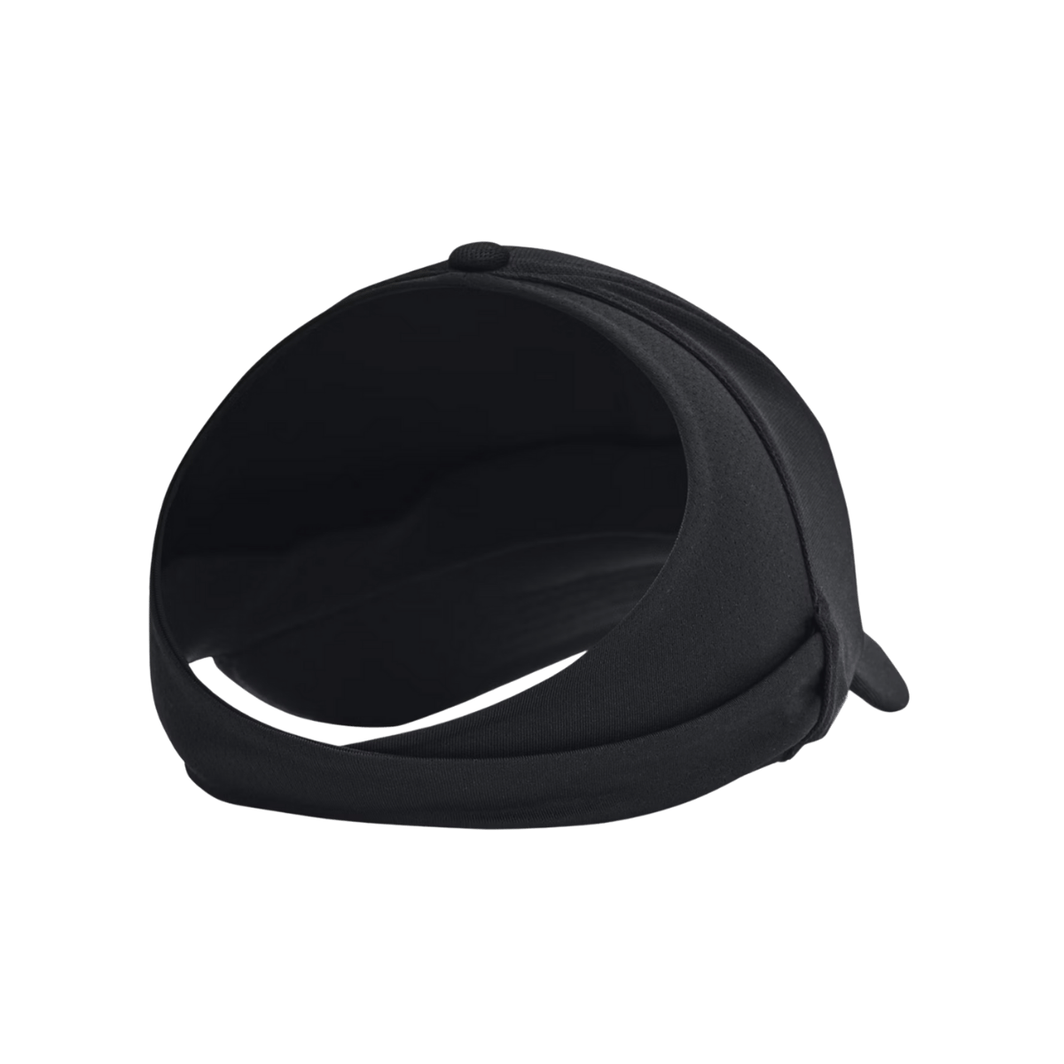 UNDER ARMOUR WOMEN'S BLITZING WRAPBACK CAP - BLACK/HALO GRAY - ONE SIZE - BACK VIEW