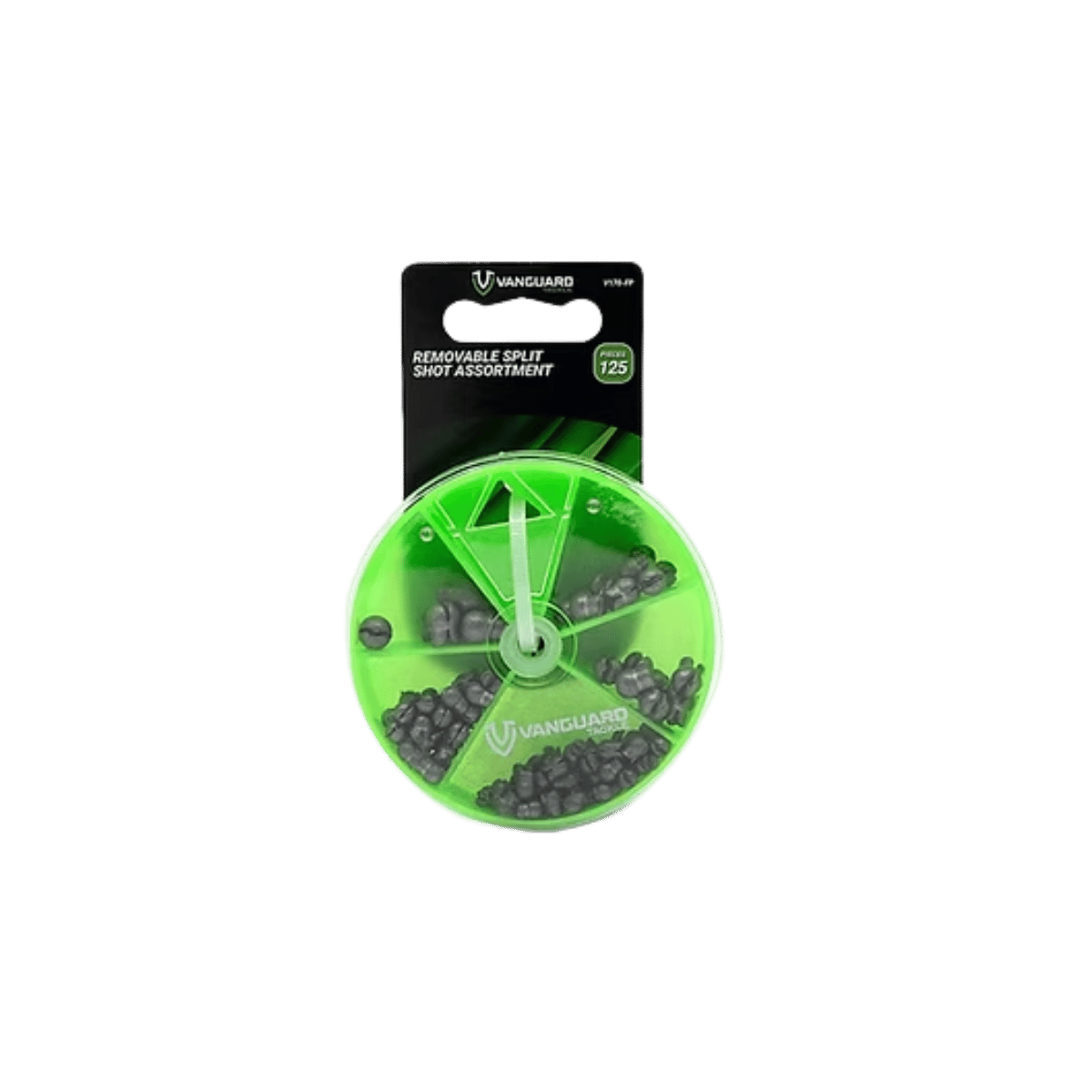 VANGUARD TACKLE REM SPLIT SHOT SELECTOR 124PC ASSORTED
