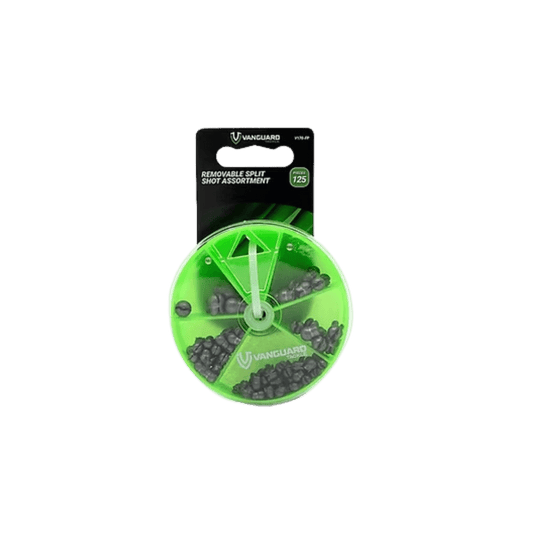 VANGUARD TACKLE REM SPLIT SHOT SELECTOR 124PC ASSORTED