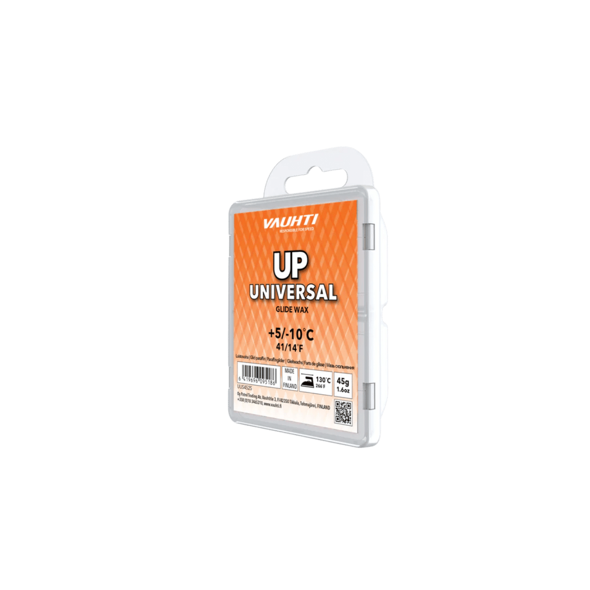 VAUHTI WAX TECHNOLOGIES GO EASY UNIVERSAL BLOCK ORANGE