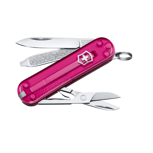 VICTORINOX SWISS ARMY CLASSIC SD PINK TRANSCLUENT