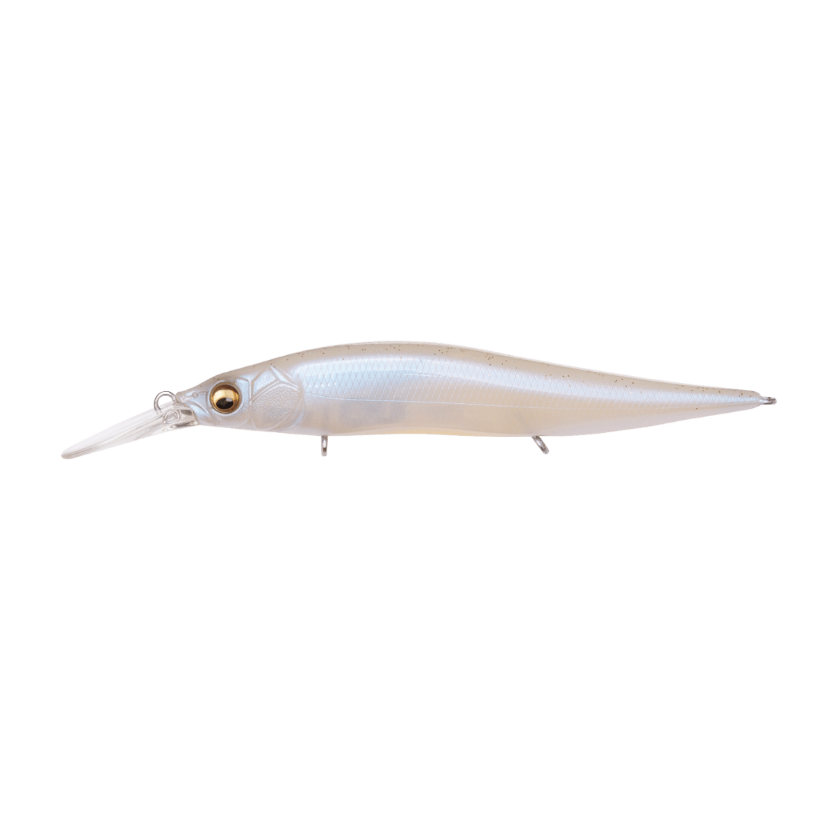 MEGABASS VISION ONETEN+1 JR JERKBAIT HARDBAIT 3/8OZ in French Pearl color