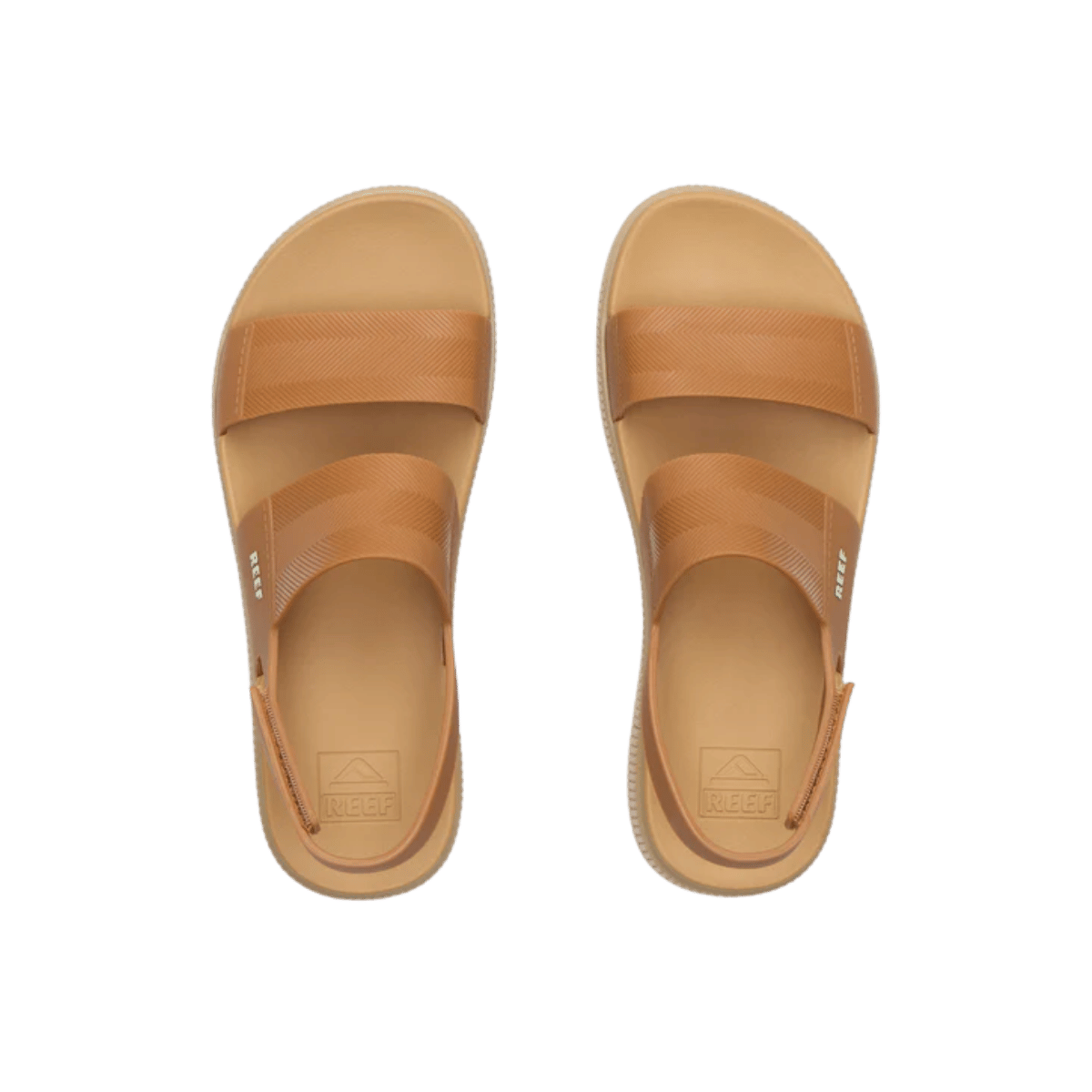 REEF WOMEN'S WATER VISTA HIGHER - ALMOND/AMBROSIA - TOP VIEW
