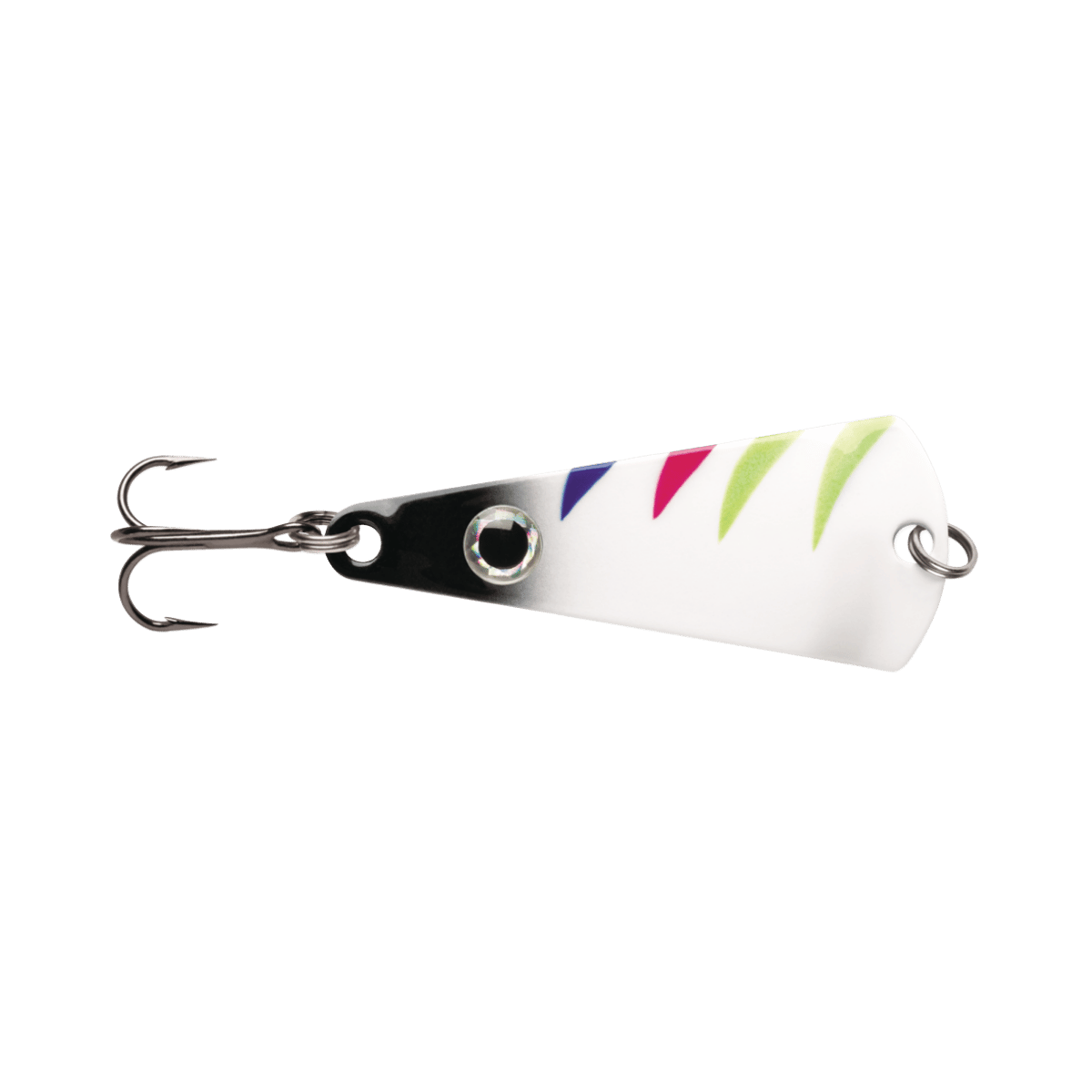 VMC BLADED TINGLER SPOON GLOW BLACK WONDERBREAD