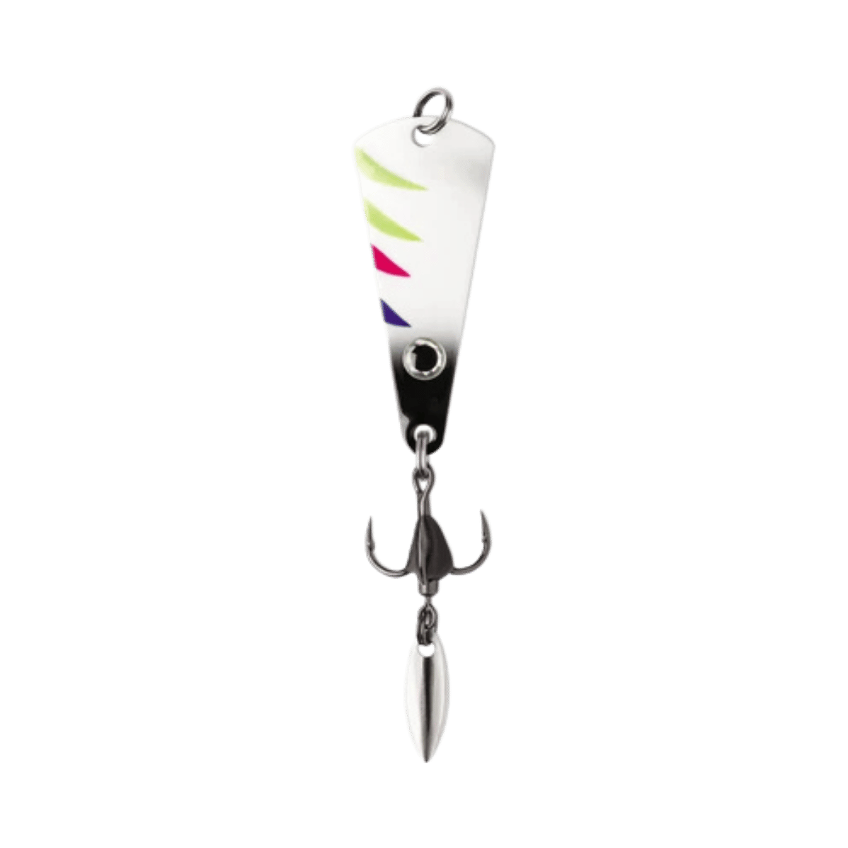 VMC BLADED TINGLER SPOON GLOW BLACK WONDERBREAD