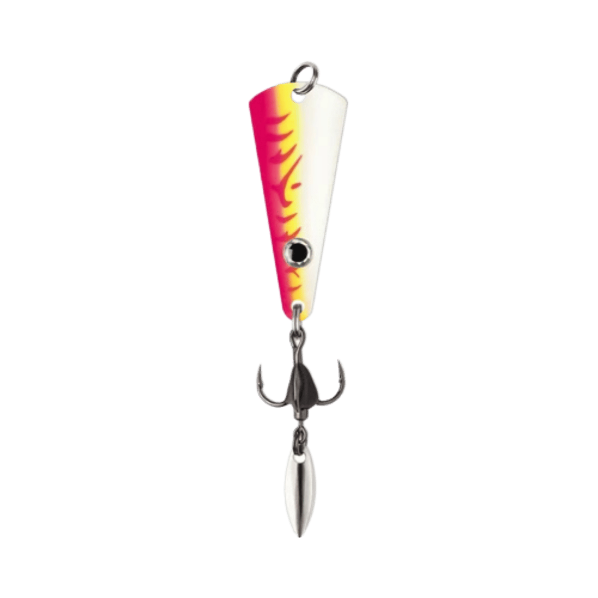 VMC BLADED TINGLER SPOON GLOW PINK FIRE UV