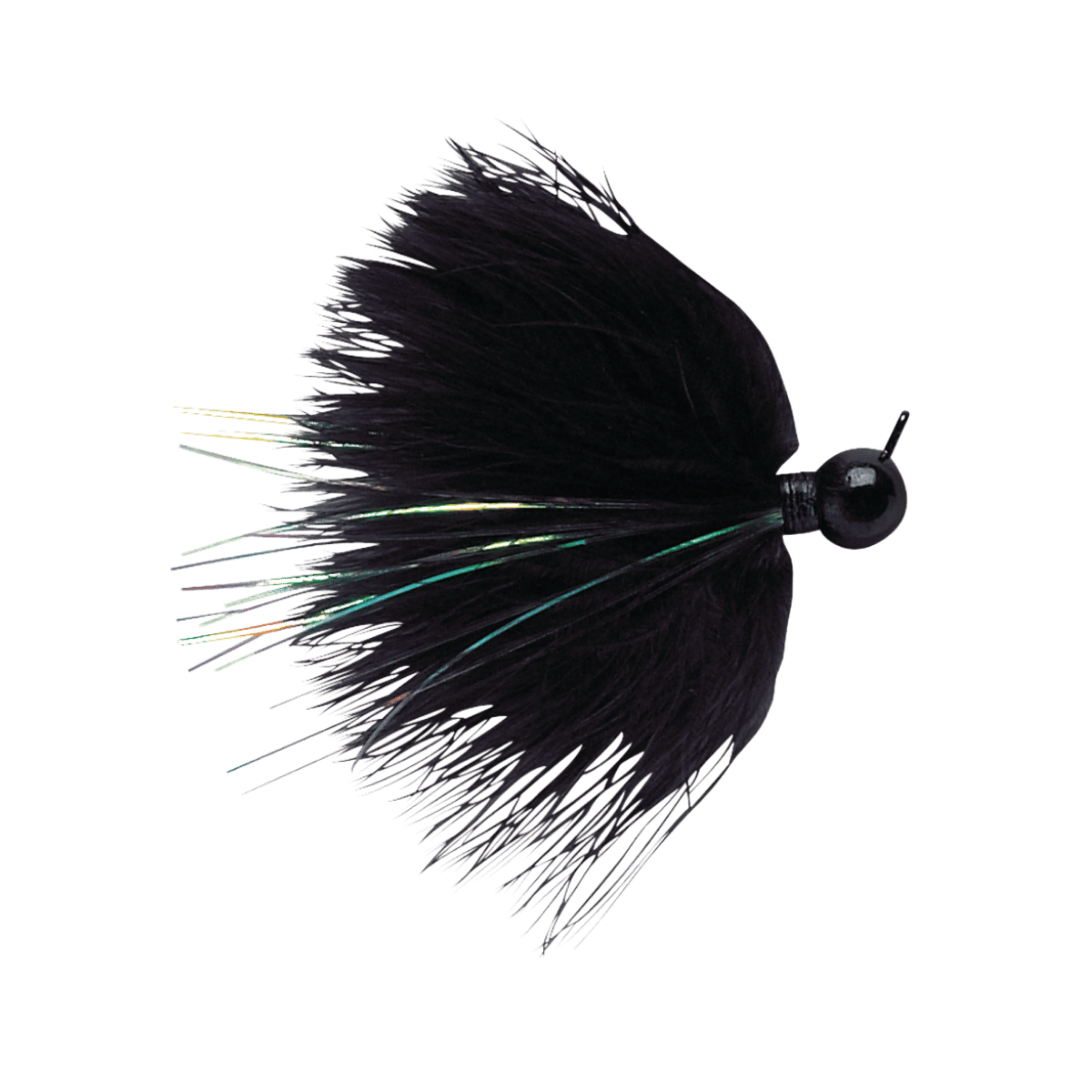VMC DOMINATOR MARABOU JIG BLACK IMAGE