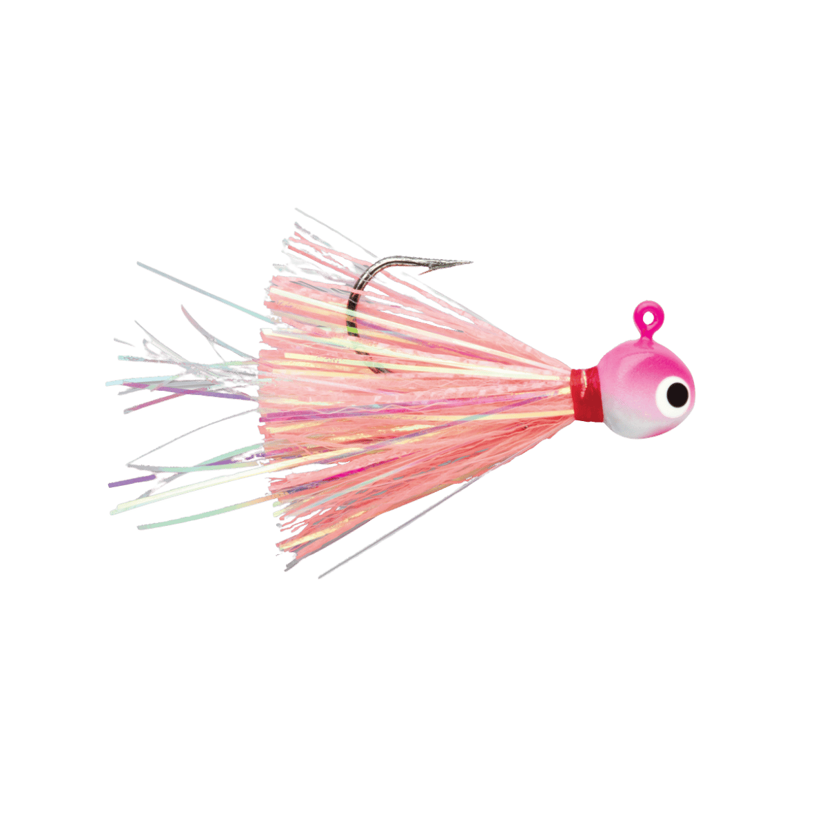 VMC HOT SKIRT GLOW JIG PINK PEARL IMAGE