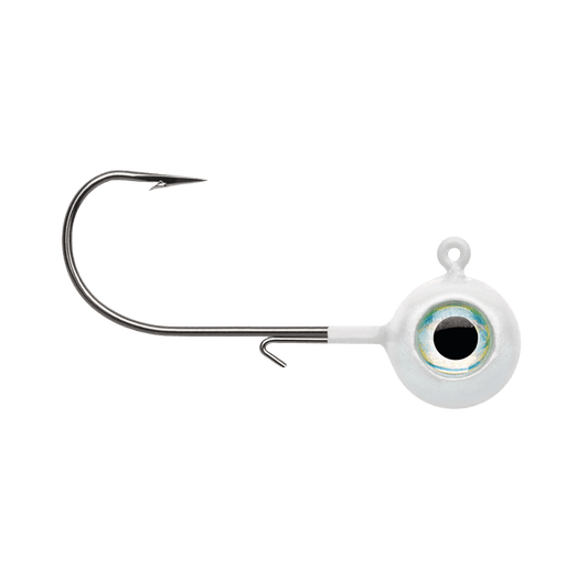 VMC NEON MOON EYE JIG WHITE IMAGE