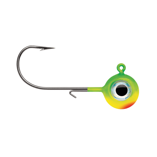 VMC NEON MOON EYE JIG - CHARTREUSE LIME GREEN 1/32OZ