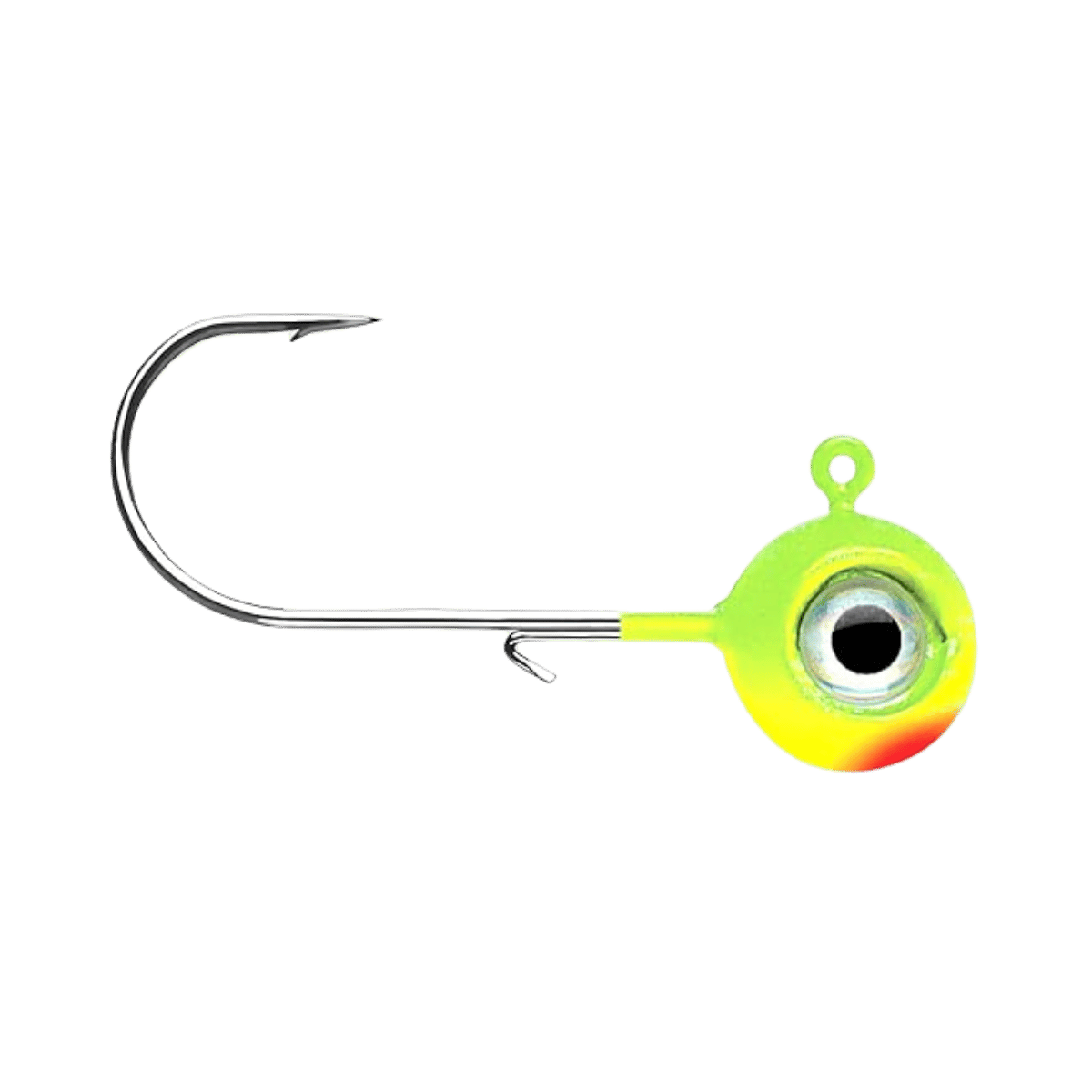 VMC NEON MOON EYE JIG  CHARTREUSE LIME GREEN