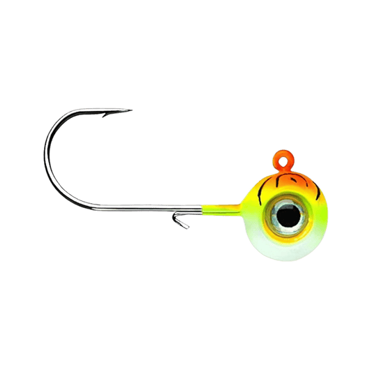 VMC NEON MOON EYE JIG ORANGE FIRE UV