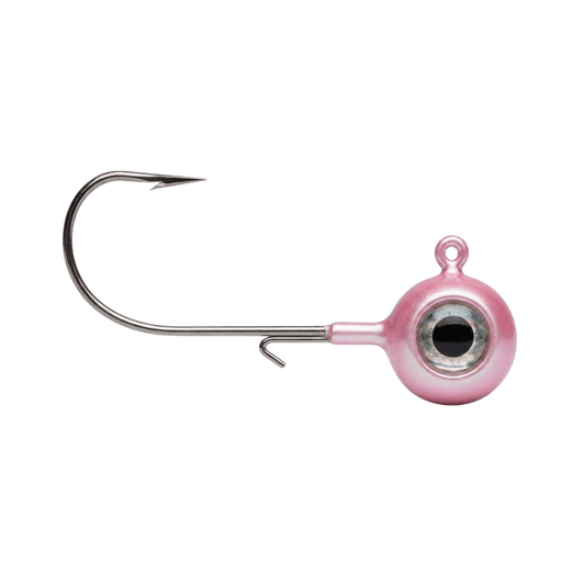 VMC NEON MOON EYE JIG PINK PEARL IMAGE