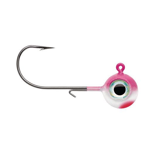 VMC NEON MOON EYE JIG - PINK PEARL  1/8 OZ