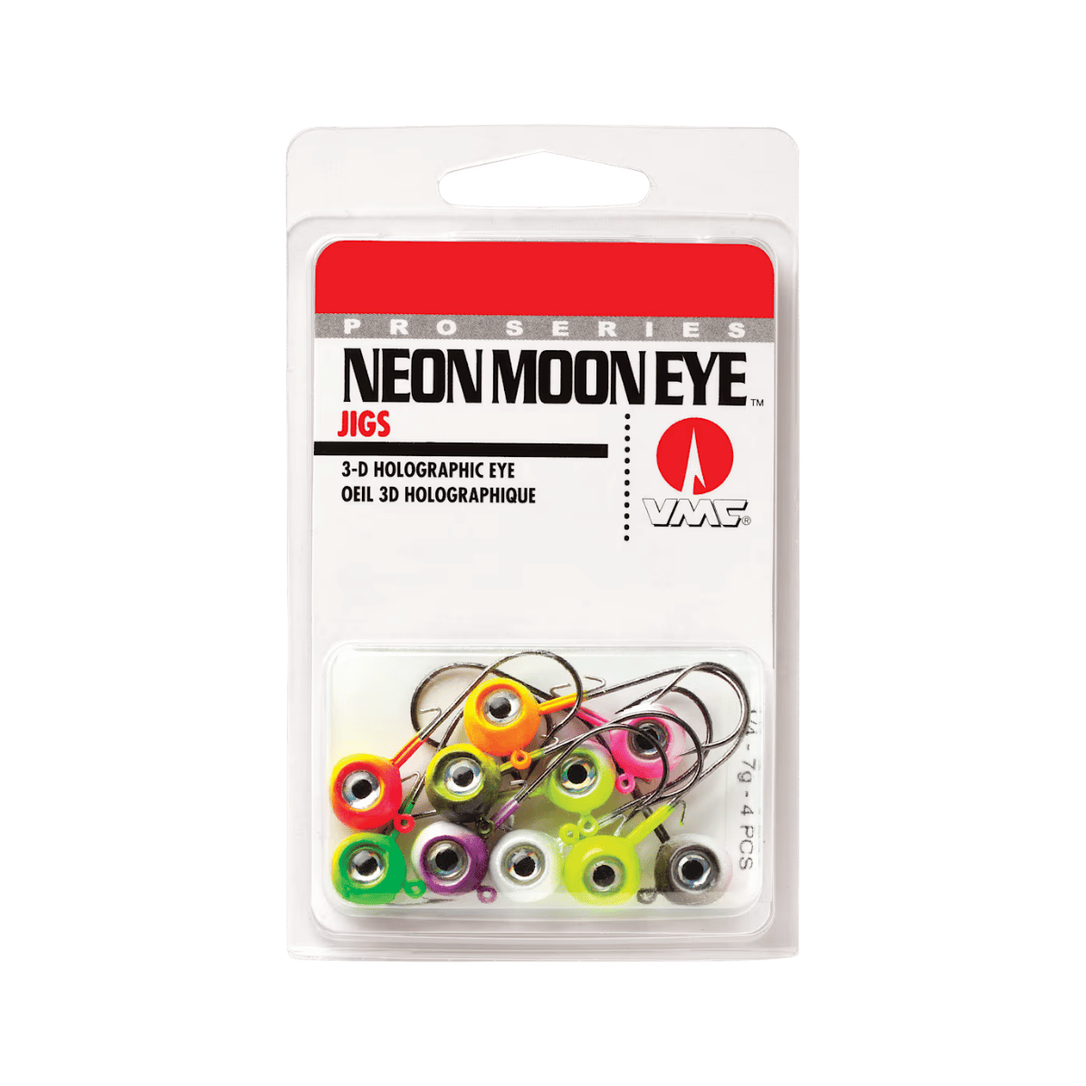 VMC NEON MOON EYE JIG KIT 1 8OZ ASSORTED