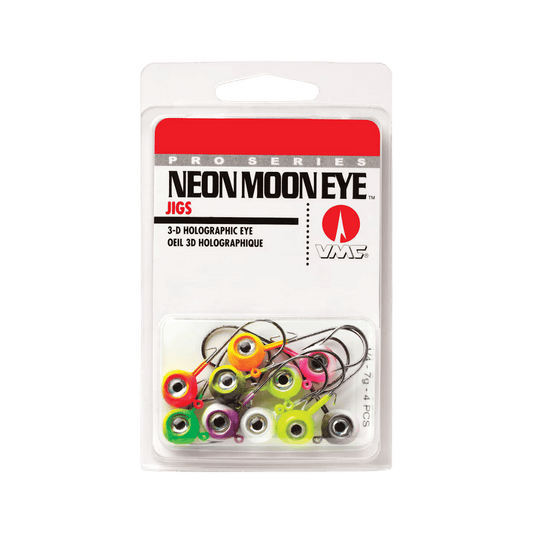 VMC NEON MOON EYE JIG KIT 1 8OZ ASSORTED