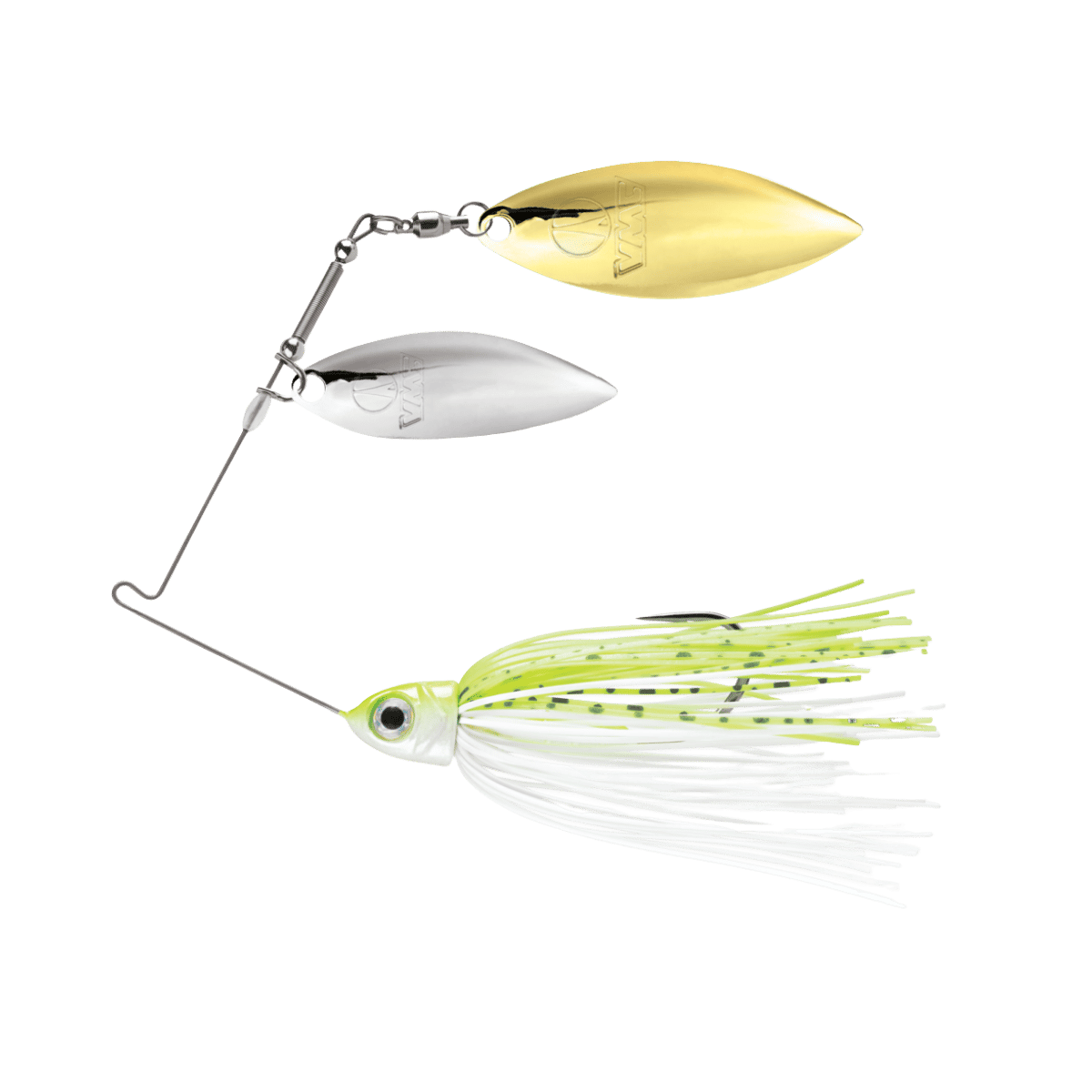 VMC RS SPINNERBAIT CHARTREUSWE WHITE SHAD IMAGE