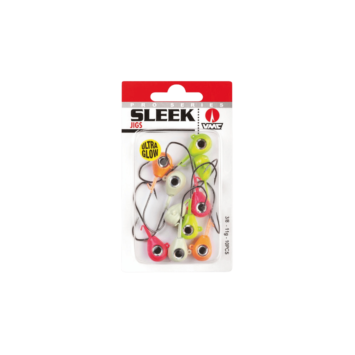 VMC SLEEK JIG KIT 1/8OZ GLOW ASSORTED IMAGE