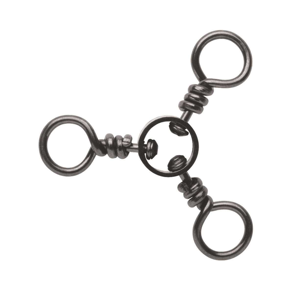 VMC THREE WAY SWIVEL #6 BLACK NICKEL
