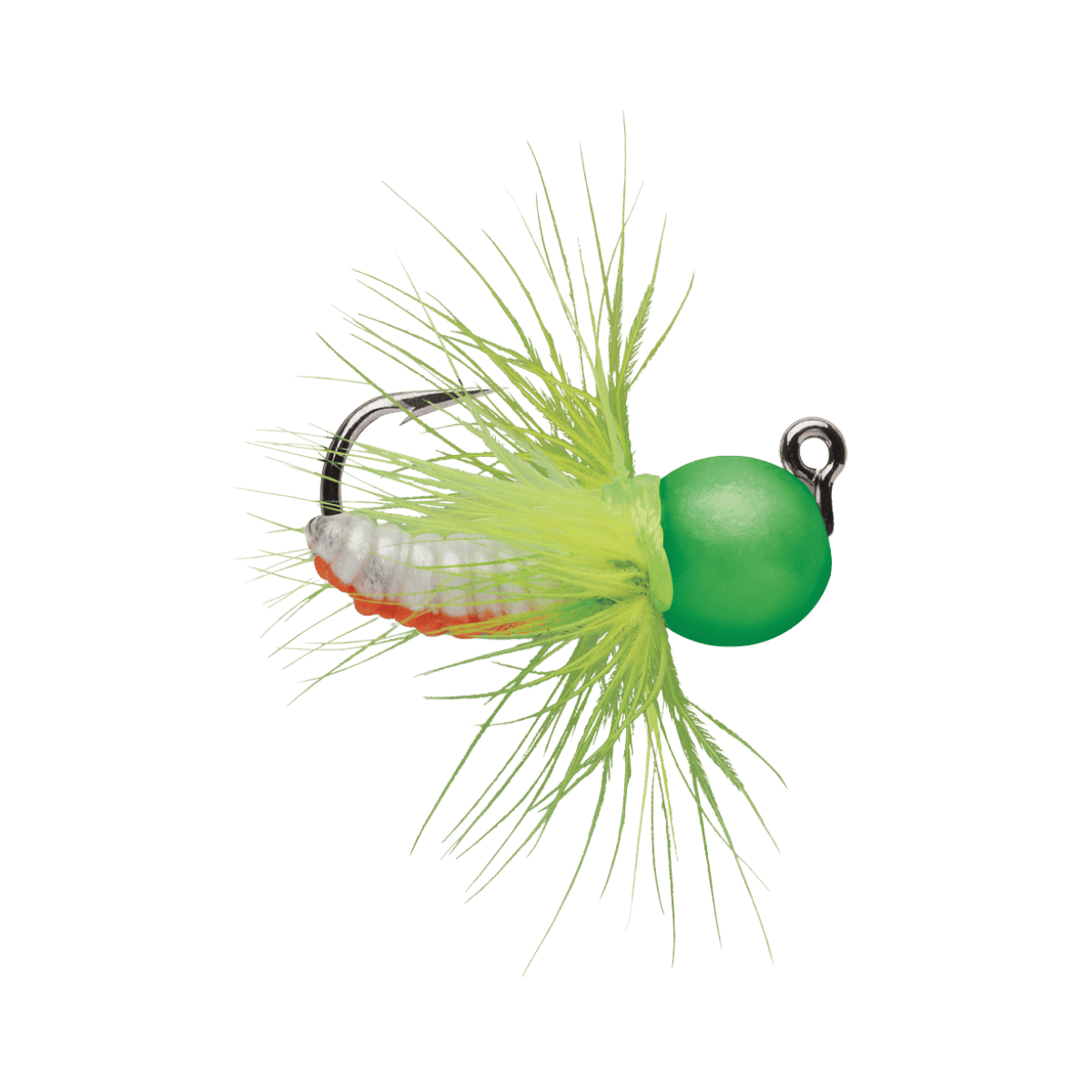 VMC TUNGSTEN FLY JIG GRN ORG GLOW