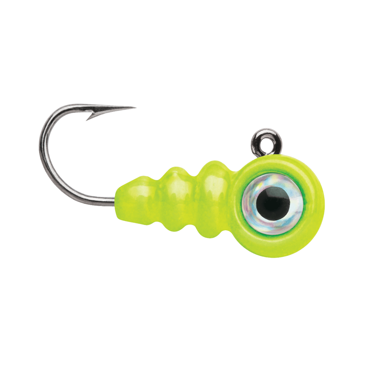 VMC TUNGSTEN LARV EYE JIG GLOW CHARTREUSE
