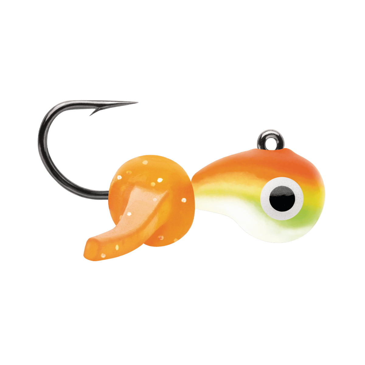 VMC TUNGSTEN MUSTACHE JIG ORANGE CHARTREUSE GLOW