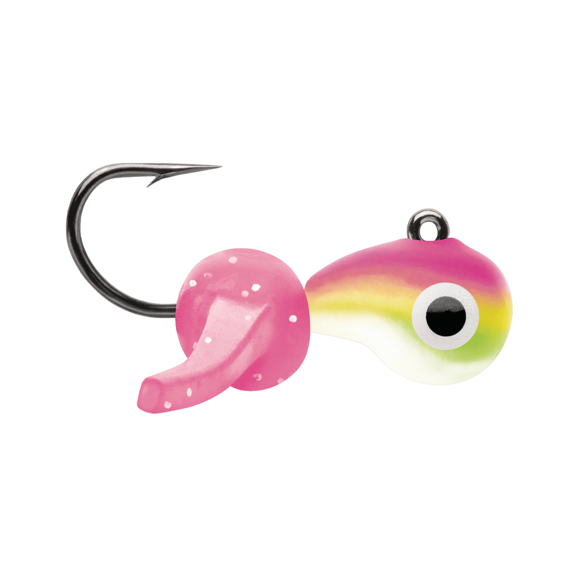 VMC TUNGSTEN MUSTACHE JIG PINK CHARTREUSE GLOW