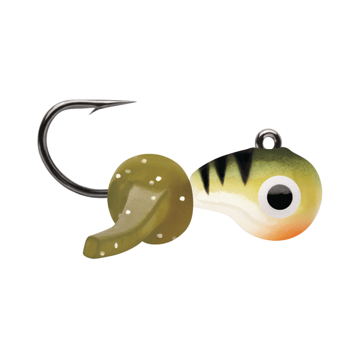 VMC TUNGSTEN MUSTACHE JIG GLOW YLW PERCH
