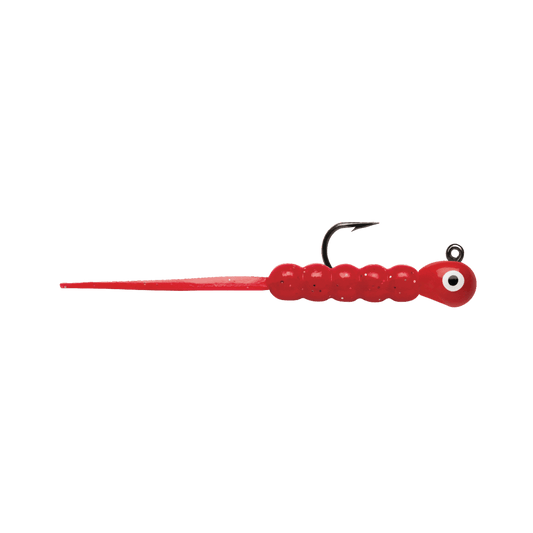 VMC TUNGSTEN WAX TAIL JIG GLOW RED
