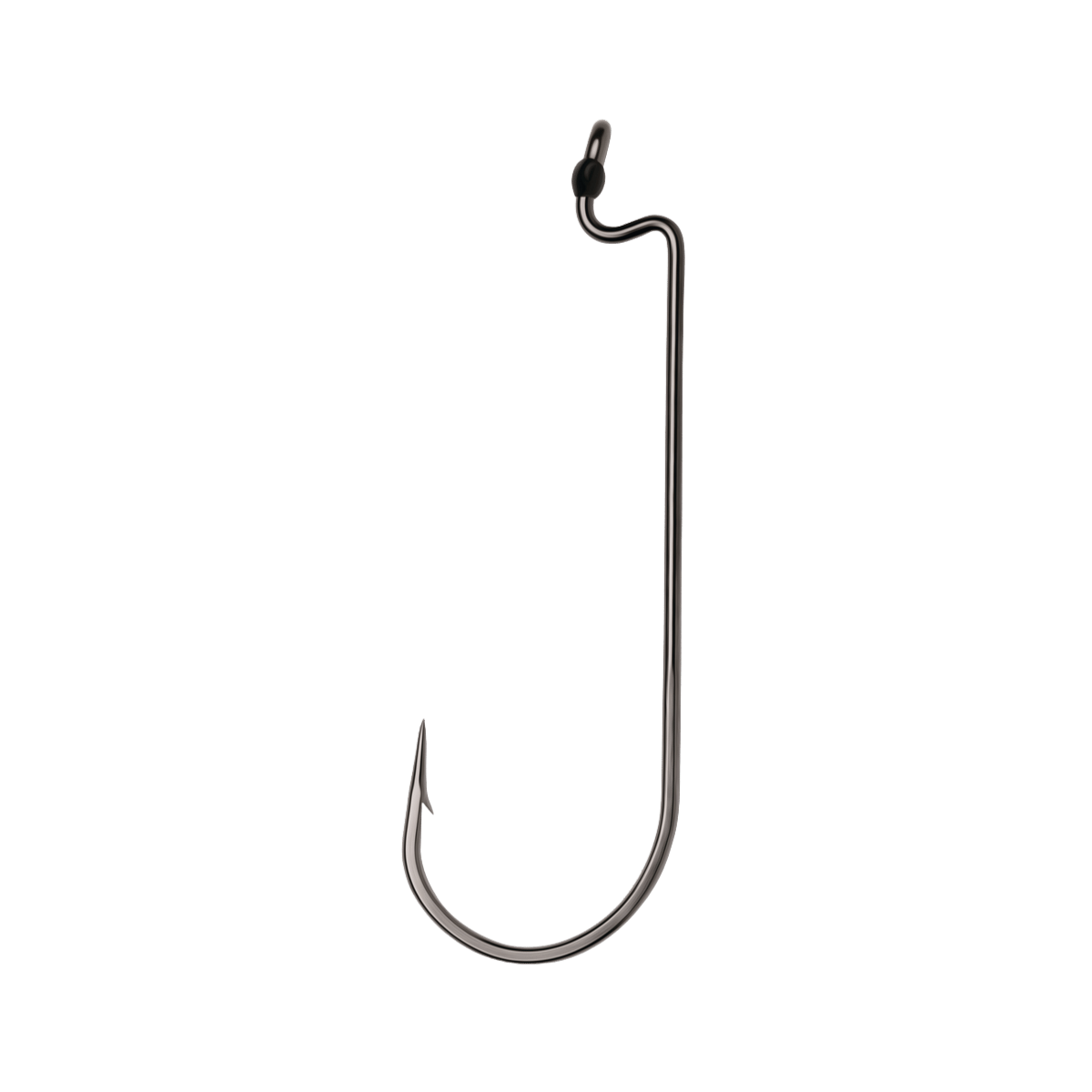 VMC WORM HOOK #1, BLACK NICKEL