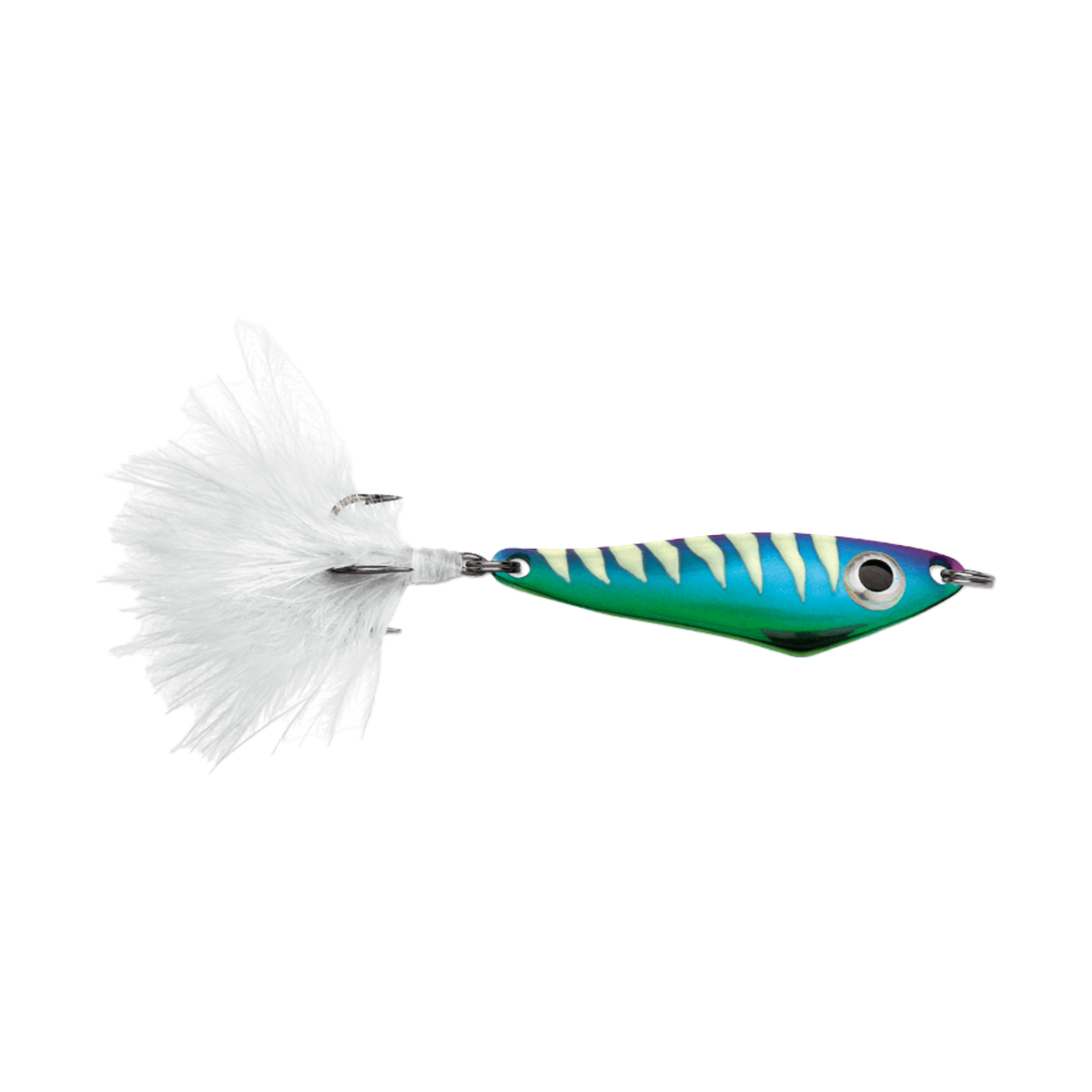 VMC HATCHET SPOON - 1/8oz - GLOW METALLIC RAINBOW