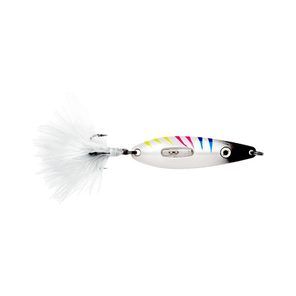 VMC RATTLING ROACH SPOON - 3/16 oz - GLOW BLACK WONDERBREAD