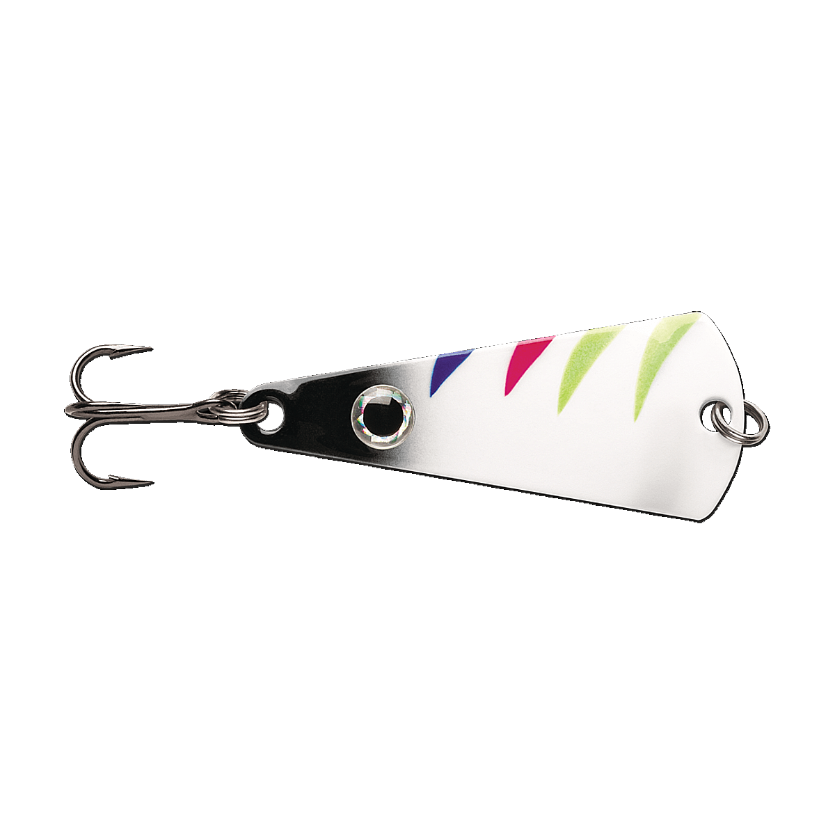 VMC TINGLER SPOON - 1/16oz - GLOW BLACK WONDERBREAD