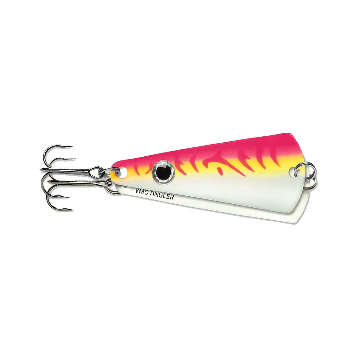 VMC TINGLER SPOON - 1/8oz - GLOW PINK FIRE UV